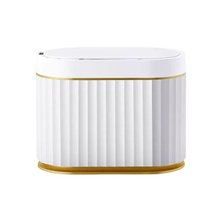Home 5L Rectangular <b>Kitchen</b> Smart Abs Space Save Automatic Dust Sensor <b>Bin</b> With Swivel Lid for Indoor Household Custom Logo - Product Image 2