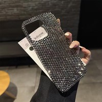 Coque de téléphone en TPU cristal de luxe faite à la main pour femmes diamant en strass pour iPhone 16 15 14 13 12 11 Pro Max accessoires de mode