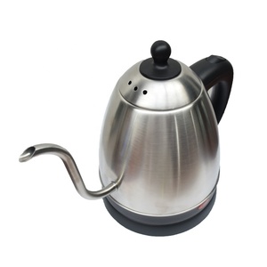 NEW Larger Power 1360W Beautiful 0.8L Stainless Steel Cordless Small Gooseneck Coffee <b>Kettle</b> <b>Temperature</b> <b>Control</b> - Product Image 5