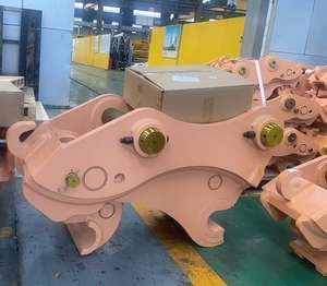 Attacco Rapido Manuale per Benna <span class=keywords><strong>JCB</strong></span> 3CX, Attacco Rapido Meccanico per Mini Escavatore, Compatibile con CASE580 VOLVO - Product Image 3