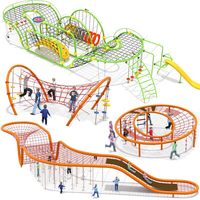 Aobeile, fabricant professionnel de parcs de trampolines d'extérieur, conception 3D gratuite, zone de saut sécurisée et amusante, centres de divertissement familial