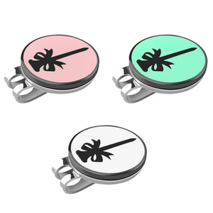 Marqueur de balle de golf magnétique avec clip, fonction magnétique puissante pour une utilisation en extérieur sur le parcours de golf, couleur jaune - Product Image 5