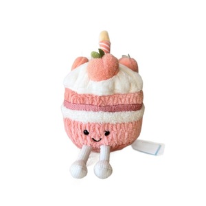 ตุ๊กตาเค้กพีชน่ารักจาก UK JE ของเล่นตุ๊กตาผ้าพลัฌนุ่ม บรรจุใยฝ้าย PP ซีรีส์ขนมหวานแสน<span class=keywords><strong>หวาน</strong></span> ของขวัญวันเกิดแสนอบอุ่นใจ - Product Image 5
