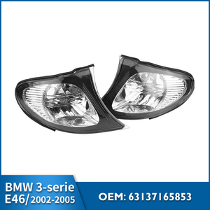 Feux de signalisation avant E46 pour <span class=keywords><strong>BMW</strong></span> Série 3 E46 Gauche Droite Éclairage Pièces OEM 63137165853 63137165854 - Product Image 2