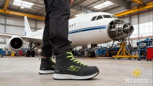 Men and <strong>Women</strong> Safety Shoes Composite <strong>Toe</strong> <strong>Cap</strong> Breathable Lightweight Work Footwear Anti Slip Waterproof Outsole Safety <strong>Boot</strong> - Product Image 4