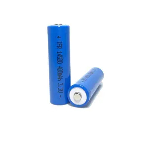 Ricaricabile 3.2v 400mah 14500 li-ion batteria per le luci solari