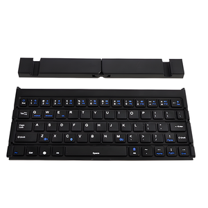 Nhà máy xách tay siêu mỏng gấp BT Bàn phím <span class=keywords><strong>mini</strong></span> linh hoạt BT Bàn phím không dây với đứng - Product Image 4