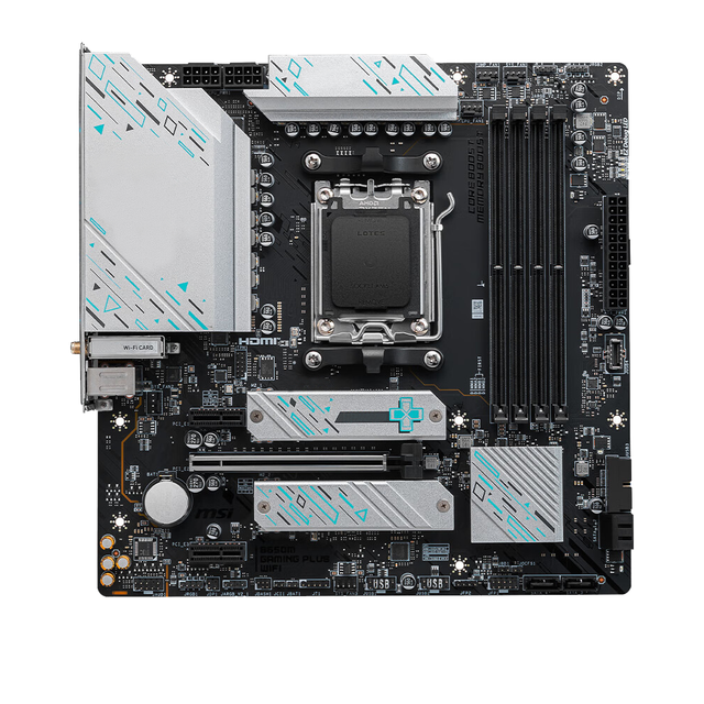 Reliable B650M GAMING PLUS WIFI AM5 Mainboard DDR5 Boost PCIe 4.0 Dual M.2 Dual Channel M-ATX for Ryzen 7000/9000