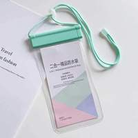 Pochette transparente en TPU étanche pour téléphone portable pour téléphone Sac étanche universel pour téléphone de bain
