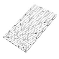 Règles en acrylique personnalisées, transparentes, en plastique acrylique clair avec impression personnalisée, règles de couture en acrylique pour patchwork et quilting