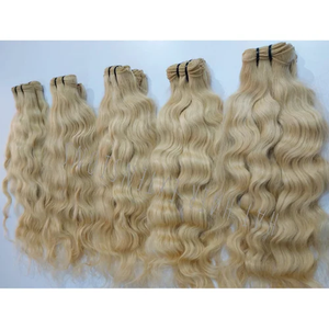 Wholesale Honey Blonde Virgin Human Hair Bundles Straight Double Weft Water Wave Lace <b>Wigs</b> Premium Quality Bulk Supply - Product Image 3