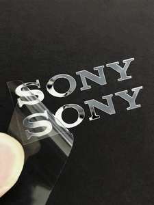 สติกเกอร์โลหะแบบลอกลายแบบบางมีกาวติดโลโก้บางๆสติ๊กเกอร์โลหะพิมพ์ยูวีโลหะไม่เหมือนใคร - Product Image 2