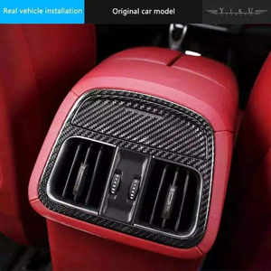Kit de molduras de fibra de carbono seca para <span class=keywords><strong>Maserati</strong></span> <span class=keywords><strong>Levante</strong></span>, <span class=keywords><strong>Ghibli</strong></span>, Quattroporte - Carcasa de espejo, panel de botones, manija de puerta - Product Image 3