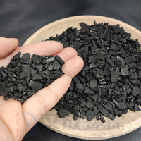 Charbon actif de haute pureté à base de coque de noix de coco pour le traitement de l'eau, poudre de 99 % de pureté, qualité industrielle, granulé noir, 25 kg/sac, CAS