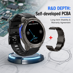 Smartwatch Sportivo DM56 con <span class=keywords><strong>GPS</strong></span> Schermo AMOLED da 1,43 Pollici Impermeabile 5ATM Batteria da 400mAh Monitoraggio Ossigeno nel Sangue e Sonno Dispositivo Indossabile - Product Image 5