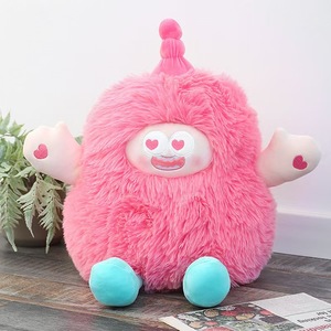 Super Pink Cute and Silly Little Monster Juguete de peluche Korean Ins Cloth Doll Regalo de cumpleaños con relleno de algodón PP - Product Image 3