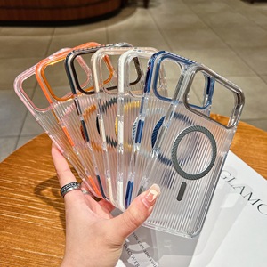 เคสโทรศัพท์แบบใสพร้อมวงแหวนแม่เหล็ก สำหรับ iPhone 18 17 16 15 14 Pro Max  แบบลูกฟูก  ป้องกันแรงกระแทก ป้องกันการตก - Product Image 2