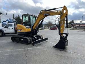 Nouvelle pelle sur chenilles Caterpillar SY50U de 5 tonnes, modèle 2025, à espacement zéro, vente directe usine, engin de terrassement à vendre - Product Image 2