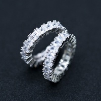Amazona-anillos de plata 925 para mujer, joyería de compras, anillo de compromiso en línea, joyería