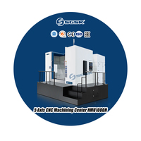 Fresadora CNC Horizontal de 5 Ejes SGSK HMU1000H Tipo Reforzado, Control por CNC, Cono de Husillo HSK-A100, 18 Meses de Garantía