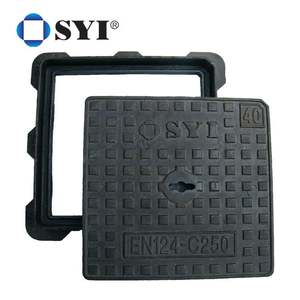 Professionele Fabrikant Duurzaam Kneedbaar Ronde Gietijzeren Putdeksel Met Frame - Product Image 2