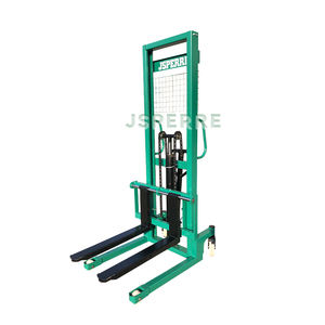 मैनुअल पैलेट फोर्कलिफ्ट हैंड संचालित स्टेकर 1 टन 2टन 3 टन 1.6 मीटर-3 मीटर उठाने पोर्टेबल हाइड्रोलिक पैलेट स्टेकर - Product Image 1