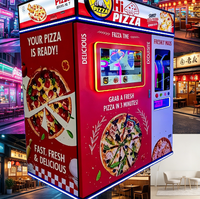 Fail-safe Pizza-vending-machine Energy-saving Pizza Vending Machine Box with Aluminum Plate