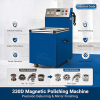 Machine de polissage magnétique automatique industrielle 360 °   Machine de débavurage et de polissage pour pièces métalliques CNC et bijoux