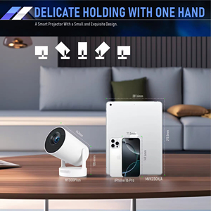 Bán Buôn Giá Hy300Plus Chiếu 4K 720P 210 Lumens Siêu Ngắn Ném Máy Chiếu Android 11 Thông Minh Bên Ngoài Loa Chiếu - Product Image 5