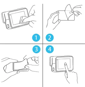 Ensemble de protection d'écran de Film de protection de haute qualité pour <span class=keywords><strong>GoPro</strong></span> <span class=keywords><strong>Hero</strong></span> 5 Films en verre trempé noir pour <span class=keywords><strong>GoPro</strong></span> <span class=keywords><strong>Hero</strong></span> 5 6 <span class=keywords><strong>7</strong></span> - Product Image 6