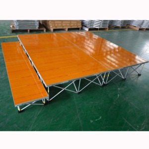 Aluminum <b>wooden</b> portable staging mobile event stage - Product Image 3