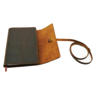 Couverture de logo d'estampage créatif en cuir véritable fait à la main vintage pour Bible