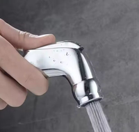 VANTO Douchette WC portable moderne en ABS pour économie d'eau, pulvérisateur mural, jet de douche de voyage, Shattaf, nettoyage facile