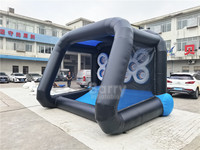 Jeu de galerie de tir, système de marquage ips, arène gonflable, jeux interactifs gonflables, pour enfants et adultes