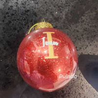 Ornements de Noël personnalisés avec votre nom et logo, motif imprimé, décorations de pendentifs pour arbre de Noël, festival du Nouvel An