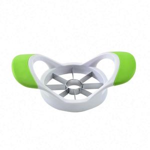 Coupe-fruits multifonctionnel portatif en acier inoxydable avec lames pour trancher et dénoyaouter - Product Image 1