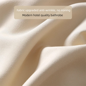 Manga larga Tallas grandes Satén Poliéster Hotel Robe Gabardine Spa Hotel Albornoz - Product Image 4