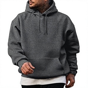 Polyester/Cotton Blend Blank <b>Thick</b> <b>Fleece</b> Heavy Weight Regular Fit Winter Hoodies Custom Print Logo Windproof Waterproof 300g - Product Image 1