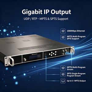 Codificador Modulador H.264 de 4 a 24 Entradas, 8 Salidas RF, DVB-T, DVB-C, ATSC, ISDB-T, DTMB, Gigabit IP, MPTS, SPTS, ASI para CATV - Product Image 3