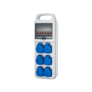 Waterproof Industrial Distribution Box IP54 ABS with 6x1P Circuit Breakers and 6x10A 5pin <b>Sockets</b> Power Management - Product Image 5