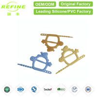 Bracelet de dentition unisexe en silicone souple REFINE Factory, hochets non toxiques pour bébés de 0 à 4 ans