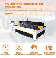 Machine de sablage laser CNC 2513 pour verre - Table en marbre - Garantie 1 an