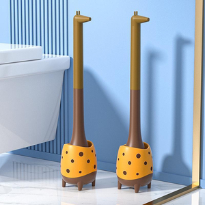 Ensemble brosse et support pour toilettes FF5477, design animal, nettoyage en profondeur des toilettes, brosse à toilettes à angle mort - Product Image 6