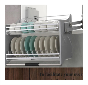 Cesta elevadora extraíble para vajilla con cierre suave para gabinete de cocina 02.2A.RWB10231.900 - Product Image 5