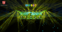 Sistema de Sonido Profesional de Audio, Video e Iluminación para Escenarios, con Estructura de Truss, Pantalla LED y Line Array, Completo