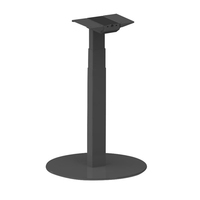Bureau debout à pied unique Table basse de café à hauteur réglable Bureau à cadre de support motorisé électrique