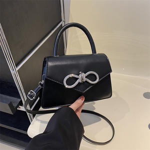 New Fashion Handbags Ladies Leather Bow Bags Ladies Fashion Design <b>Purses</b> For Women - Product Image 2