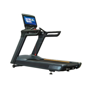 Tapis roulant de fitness professionnel robuste avec écran tactile LCD pour salle de sport – Idéal pour l'entraînement cardio et la course à pied - Product Image 1