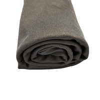 Tissu de tricot écologique en fibre d'argent pur à 100 %, conducteur, anti-radiation EMF/RFID/EMI/RF pour vêtements anti-ondes électromagnétiques