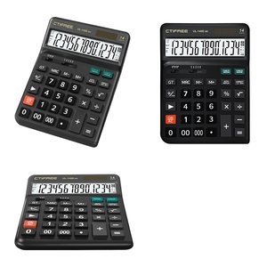 Ctifree bàn phím lớn màn hình lớn calculadora cung cấp điện kép 14 chữ số điện tử máy tính bảng văn phòng máy tính sinh viên - Product Image 6